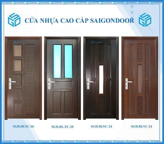 Cửa nhựa giá rẻ đa dạng về kiểu dáng và màu sắc Cửa nhựa giá rẻ đa dạng về kiểu dáng và màu sắc