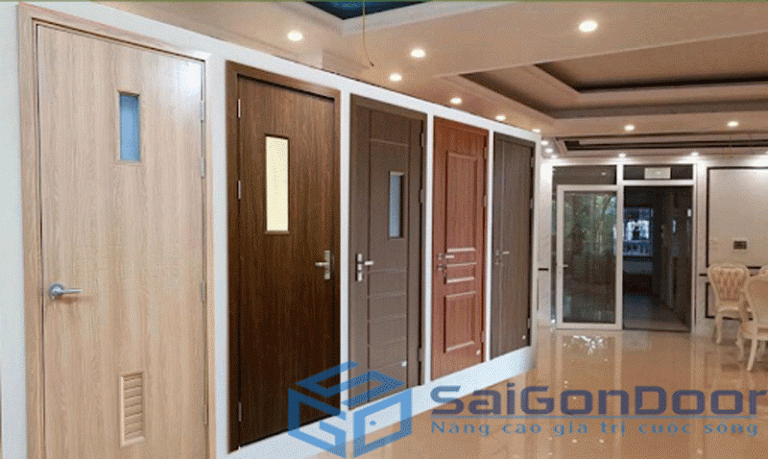 Cửa nhựa gỗ composite có tuổi thọ cao và độ bền tốt Cửa nhựa gỗ composite có tuổi thọ cao và độ bền tốt