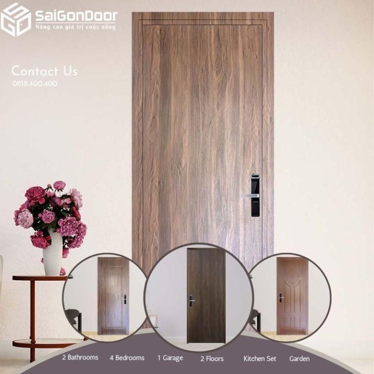 Cửa Composite Tân Phú - Cập Nhật Thông Tin Bảng Giá Rẻ Nhất 28 Một số mẫu cửa lắp đặt phòng khách