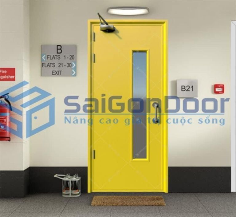 Cấu tạo của cửa chống cháy là gì