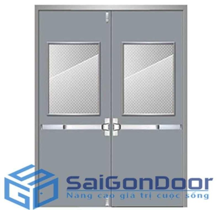 Cửa thép chống cháy được làm từ thép không gỉ Cửa thép chống cháy được làm từ thép không gỉ