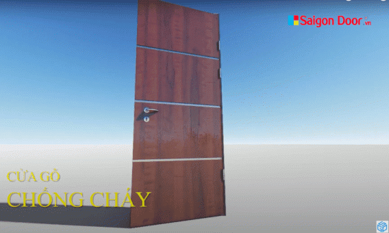 Cửa gỗ chống cháy Cửa gỗ chống cháy