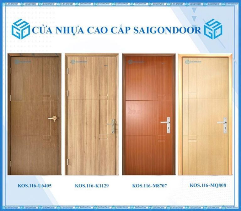 Một số mẫu cửa nhựa ABS Hàn Quốc tại SAIGONDOOR