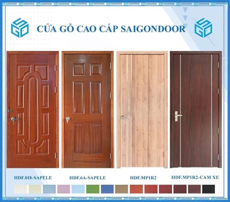 Cửa Gỗ và Cửa Nhựa Cùng Người Đẹp 52 HDF6