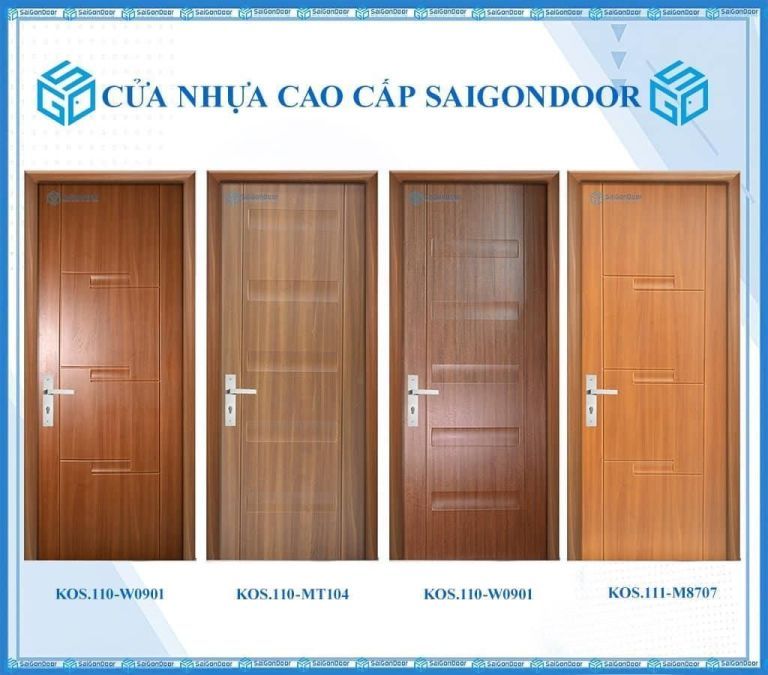 So sánh cửa nhựa ABS Hàn Quốc và cửa nhựa Composite 11 Mốt số dòng cửa nhựa cao cấp