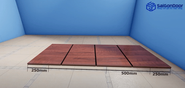 Vị trí lắp đặt các bản lề Vị trí lắp đặt các bản lề