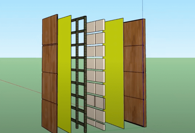 Các lớp của cánh cửa gỗ chống cháy Các lớp của cánh cửa gỗ chống cháy