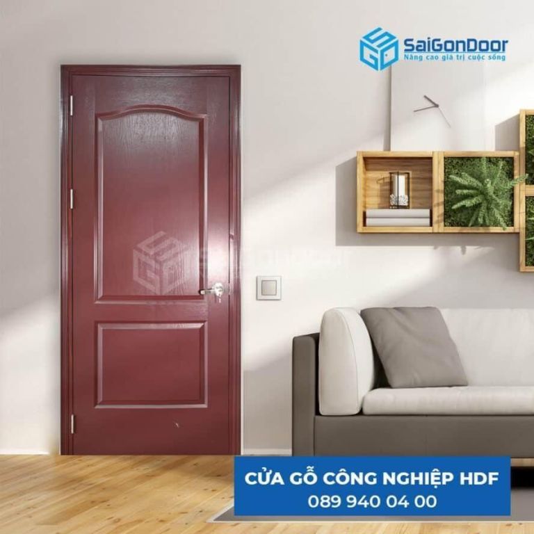CỬA GỖ CÔNG NGHIỆP HDF - THƯƠNG HIỆU SAIGONDOOR 3 Cửa gỗ HDF có khả năng cách nhiệt cao