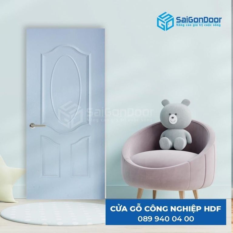 Thiết kế cửa gỗ công nghiệp đơn giản, sang trọng Thiết kế cửa gỗ công nghiệp đơn giản, sang trọng