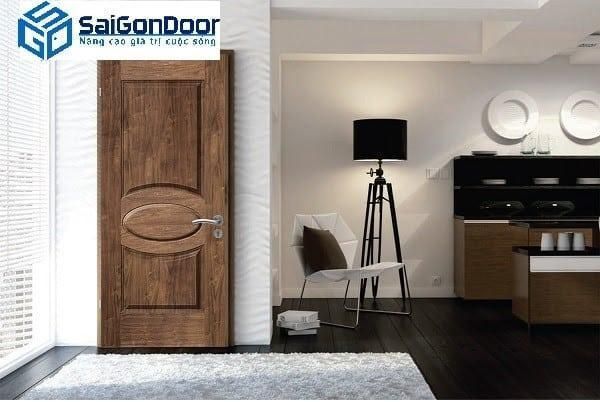 Mẫu cửa gỗ HDF Veneer làm cửa trong phòng cách Mẫu cửa gỗ HDF Veneer làm cửa trong phòng cách