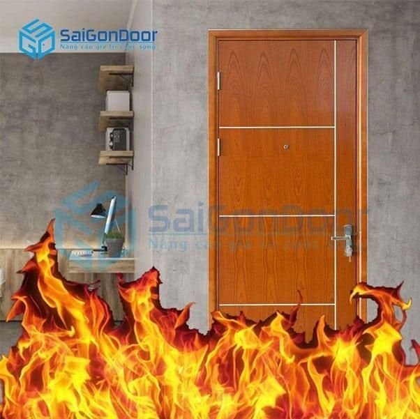 Cửa gỗ có khả năng chống cháy Cửa gỗ có khả năng chống cháy