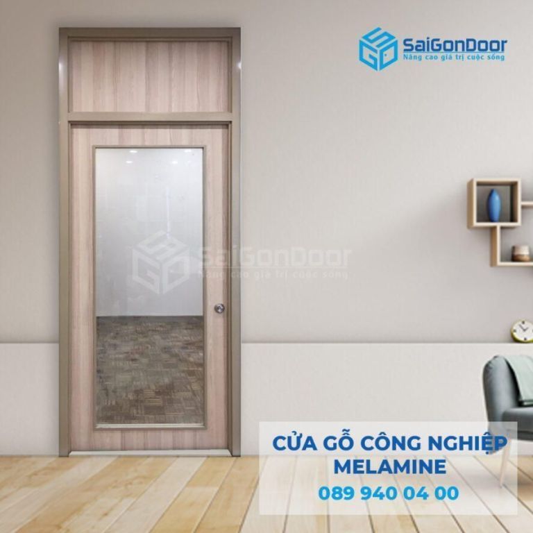 【CỬA GỖ CÔNG NGHIỆP】SỰ LỰA CHỌN HOÀN HẢO CHO MỌI GIA ĐÌNH VIỆT 16 Cua go cong nghiep MDF Melamine P1G1 FIX