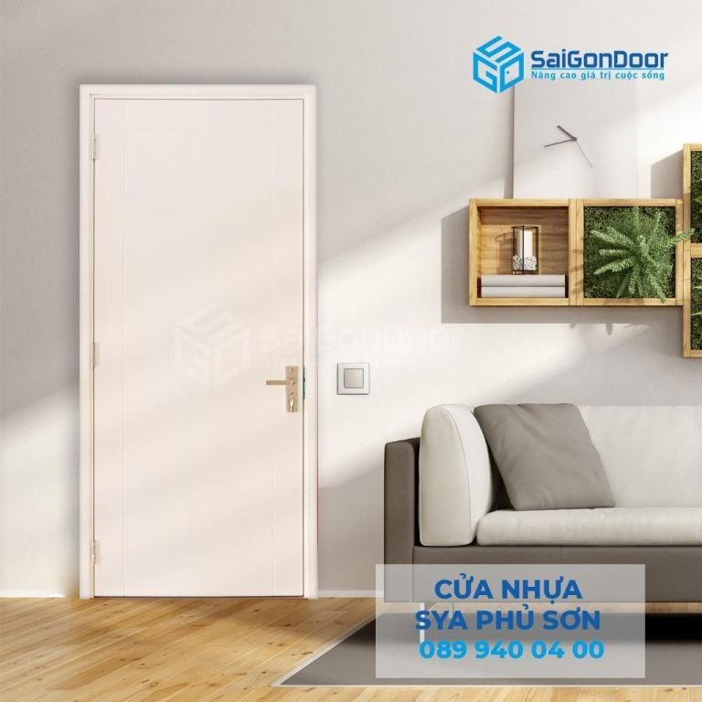 Cửa nhựa gỗ composite phủ sơn Cửa nhựa gỗ composite phủ sơn