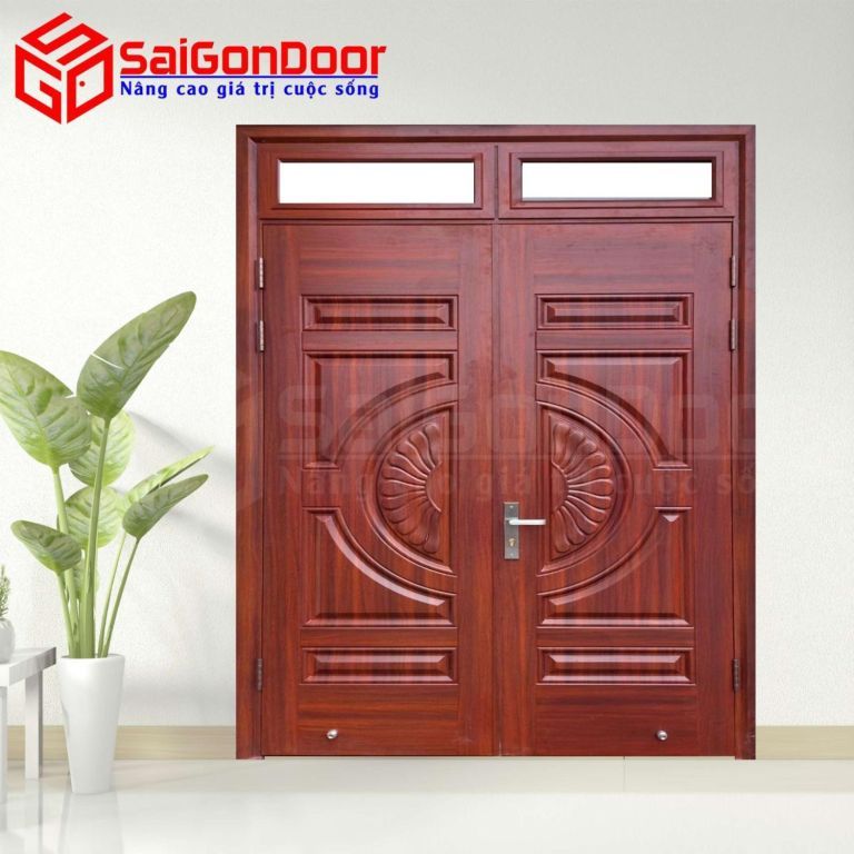 Cửa thép vân gỗ