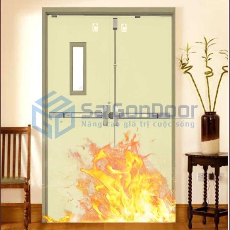Cửa thép chống cháy chung Cửa thép chống cháy chung
