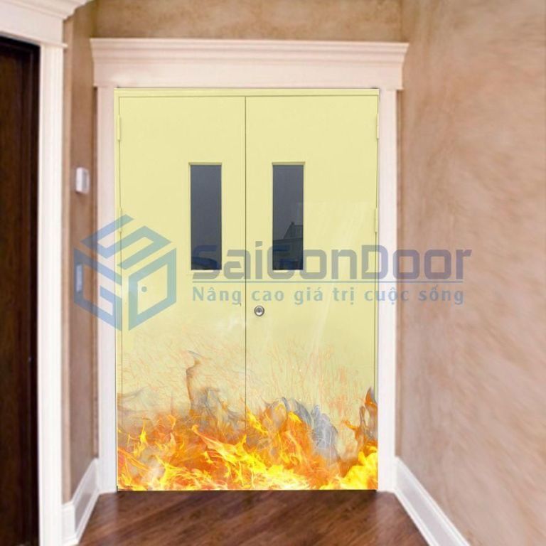 Cửa thép chống cháy chung Cửa thép chống cháy chung