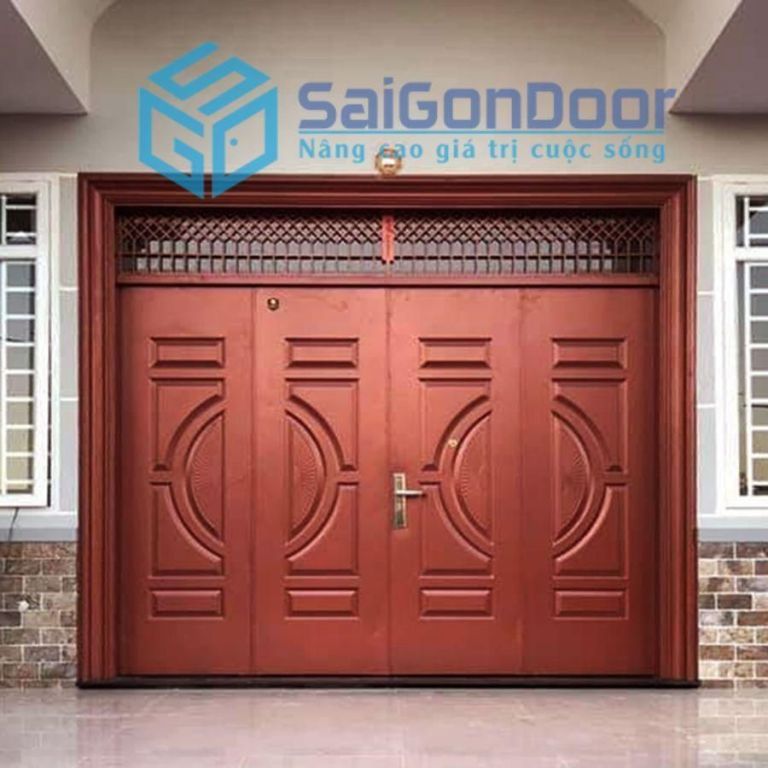 10 mẫu cửa chống cháy vân gỗ Sài Gòn giá từ 2.000.000đ/m2 14 cua chong chay van go sai gon 10