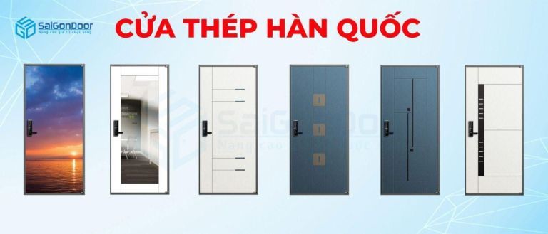 CỬA THÉP HÀN QUỐC - AN TOÀN MANG TRONG MÌNH VẺ HIỆN ĐẠI 10 Cửa thép Hàn Quốc hiện đại sang trọng