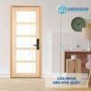 Cửa nhựa ABS Hàn Quốc KOS PVC SD1