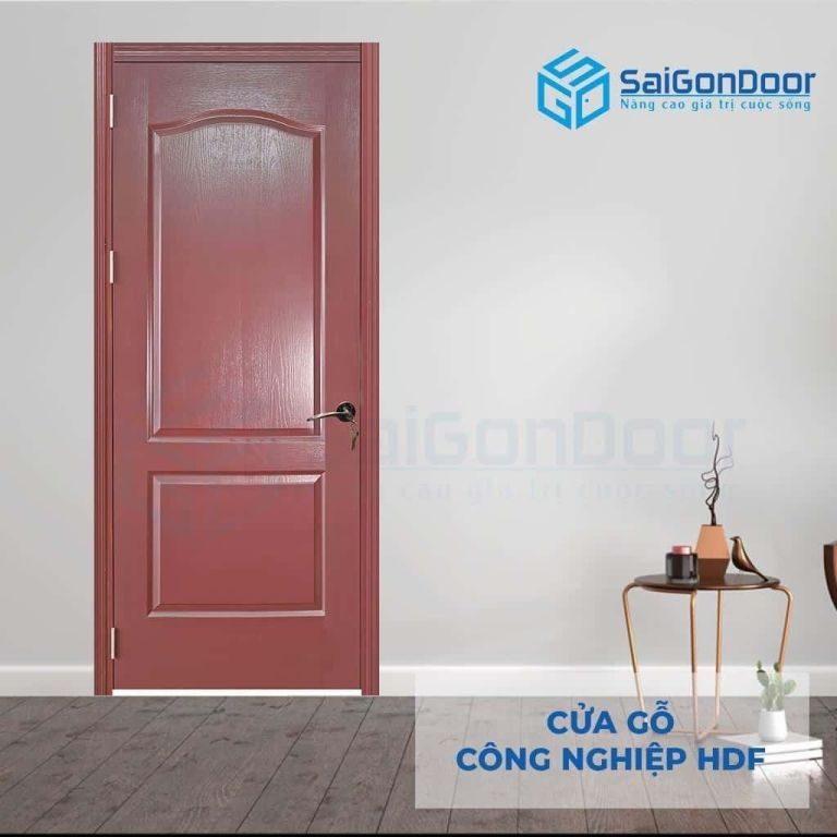 CỬA GỖ CÔNG NGHIỆP HDF 2A-12 5 Cửa gỗ công nghiệp HDF 2A-12