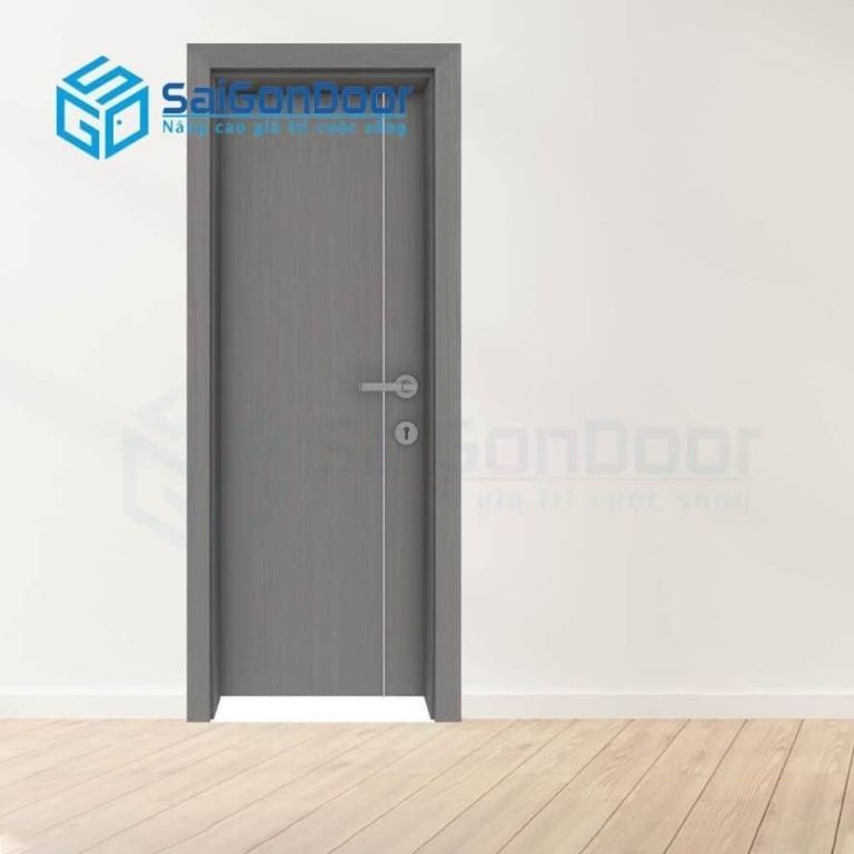 Cửa gỗ nhà tắm SGD Cua go HDF Laminate P1R1s