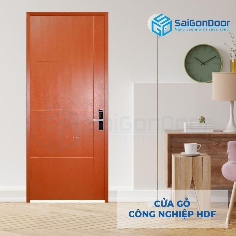 CỬA GỖ CÔNG NGHIỆP HDF P1R4-C10 5 Cửa gỗ công nghiệp HDF P1R4-C10