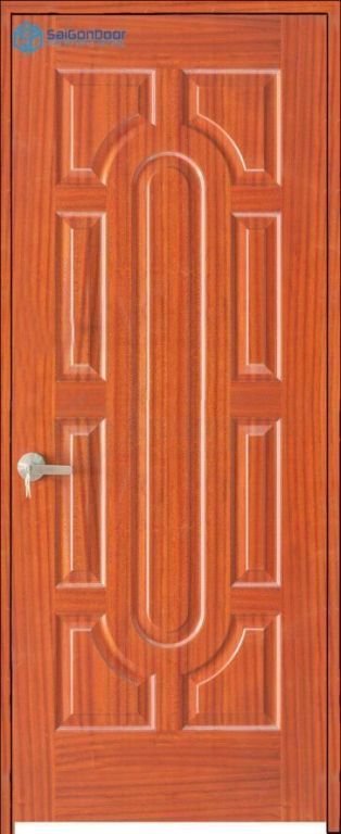 Cửa gỗ công nghiệp HDF Veneer 19-Sapele