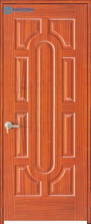Cửa gỗ công nghiệp HDF Veneer 19-Sapele