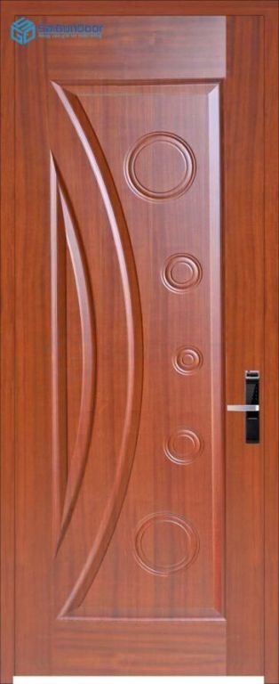 Cửa Gỗ Công Nghiệp HDF Veneer 1K sapele 12 Cửa gỗ công nghiệp HDF Veneer 1K sapele