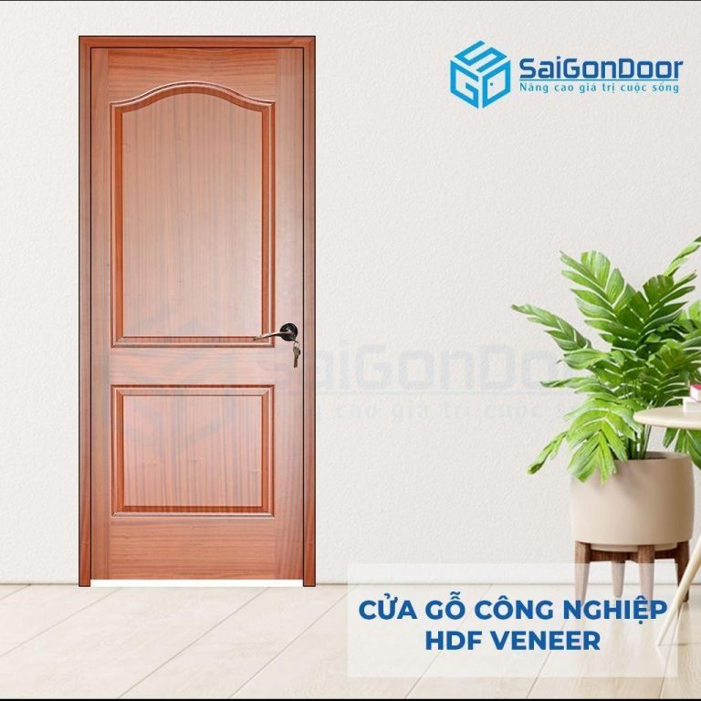 Cửa Gỗ Công Nghiệp HDF Veneer 2A-xoan dao 5 Cửa gỗ công nghiệp HDF Veneer 2A-xoan dao