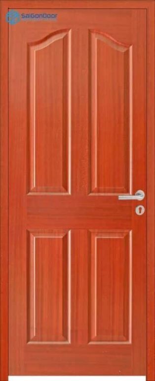 Cửa Gỗ Công Nghiệp HDF Veneer 4A-xoan dao 16 Cửa gỗ công nghiệp HDF Veneer 4A-xoan dao