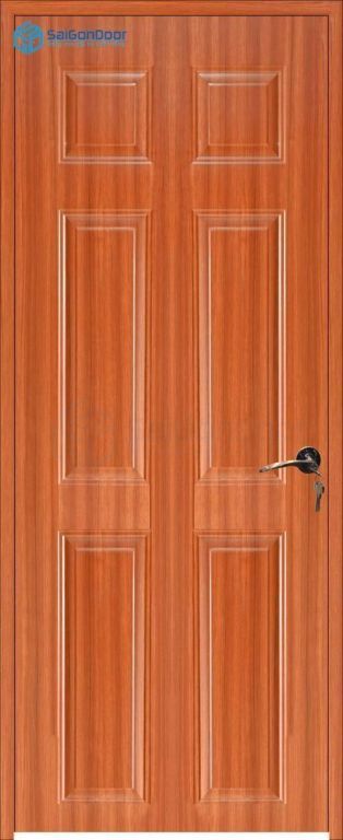 Cửa Gỗ Công Nghiệp HDF Veneer 6A-sapele 9 Cửa gỗ công nghiệp HDF Veneer 6A-sapele