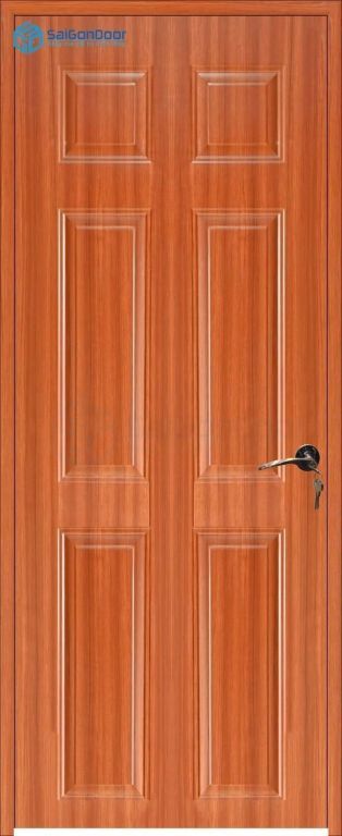 Cửa Gỗ Công Nghiệp HDF Veneer 6A-sapele 7 Cửa gỗ công nghiệp HDF Veneer 6A-sapele