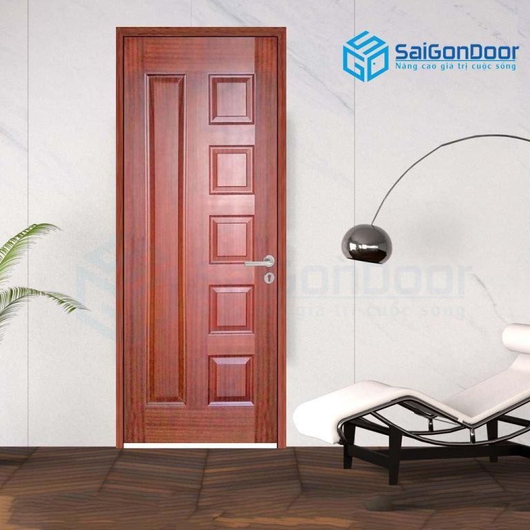 CỬA GỖ CAO CẤP SAIGONDOOR HDF Veneer 6B-cam xe (3) 5 Cửa gỗ cao cấp SaiGonDoor HDF Veneer 6B-cam xe (3)