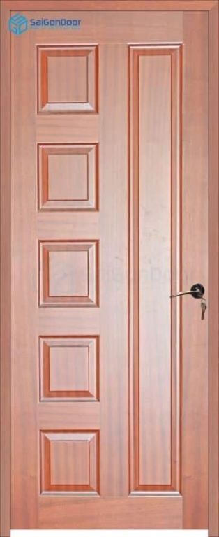 Cửa gỗ công nghiệp HDF Veneer 6B cam xe