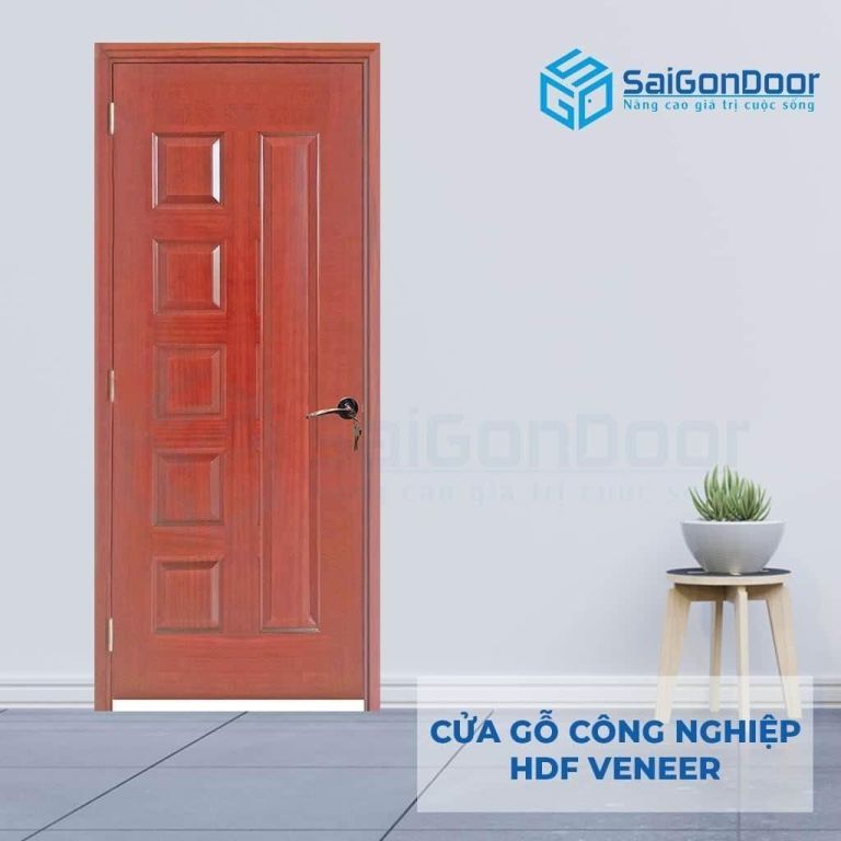 Cửa Gỗ Công Nghiệp HDF Veneer 6B-cam xe 5 Cửa gỗ công nghiệp HDF Veneer 6B-cam xe