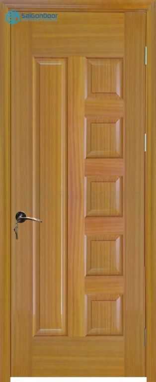 Cửa gỗ công nghiệp HDF Veneer 6B-sapele (3)
