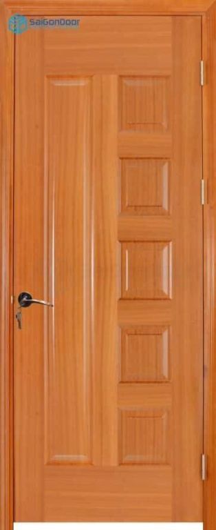 Cửa gỗ công nghiệp HDF Veneer 6B-sapele (4)