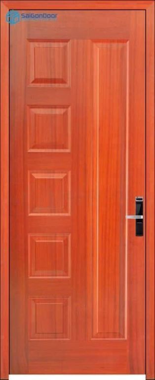 Cửa Gỗ Công Nghiệp HDF Veneer 6B-sapely 16 Cửa gỗ công nghiệp HDF Veneer 6B-sapely