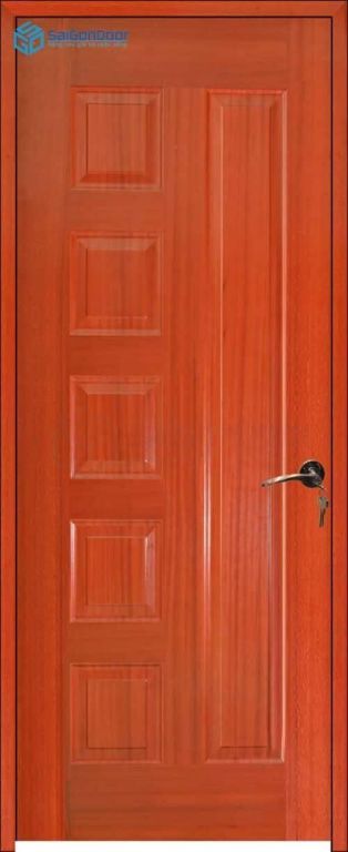 Cửa Gỗ Công Nghiệp HDF Veneer 6B-xoan dao 9 Cửa gỗ công nghiệp HDF Veneer 6B-xoa dao