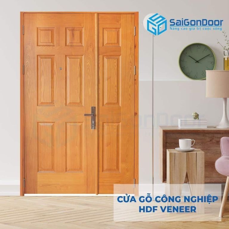Cửa Gỗ Công Nghiệp HDF Veneer 9A Soi 5 Cửa gỗ công nghiệp HDF Veneer 9A Soi