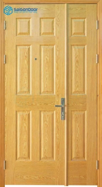 Cửa Gỗ Công Nghiệp HDF Veneer 9A ash 2 canh nho lon 16 Cửa gỗ công nghiệp HDF Veneer 9A ash 2 canh nho lon