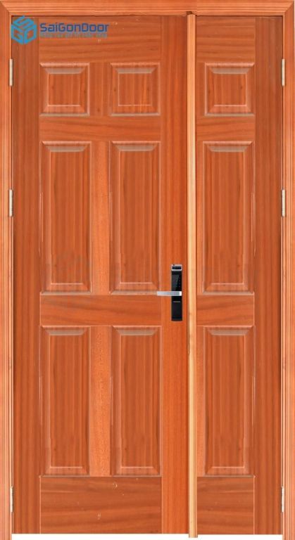 Cửa Gỗ Công Nghiệp HDF Veneer 9A-sapele 7 Cửa gỗ công nghiệp HDF Veneer 9A-sapele