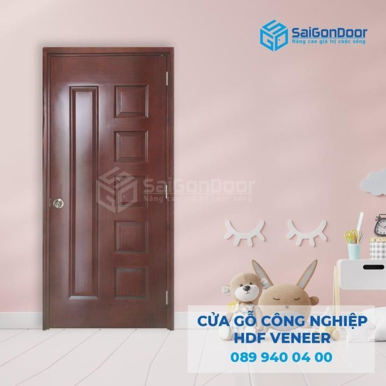 Cửa phòng ngủ chất liệu gỗ công nghiệp Cửa phòng ngủ chất liệu gỗ công nghiệp