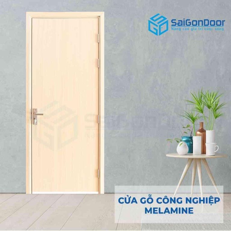 CỬA GỖ CÔNG NGHIỆP MDF MELAMINE P1-2 5 Cửa gỗ công nghiệp MDF Melamine P1-2
