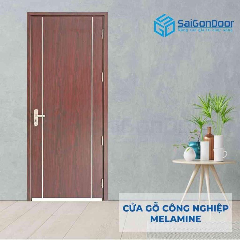 CỬA GỖ CÔNG NGHIỆP MDF MELAMINE P1R2-1 5 Cửa gỗ công nghiệp MDF Melamine P1R2-1