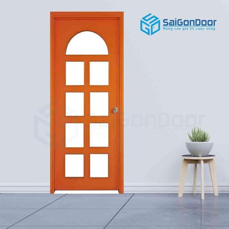CỬA GỖ CÔNG NGHIỆP MDF VENEER P1G9 cam 5 Cửa gỗ công nghiệp MDF Veneer P1G9 cam