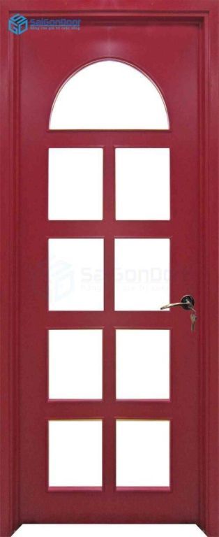 CỬA GỖ CÔNG NGHIỆP MDF VENEER P1G9 mau do 8 Cửa gỗ công nghiệp MDF Veneer P1G9 mau do