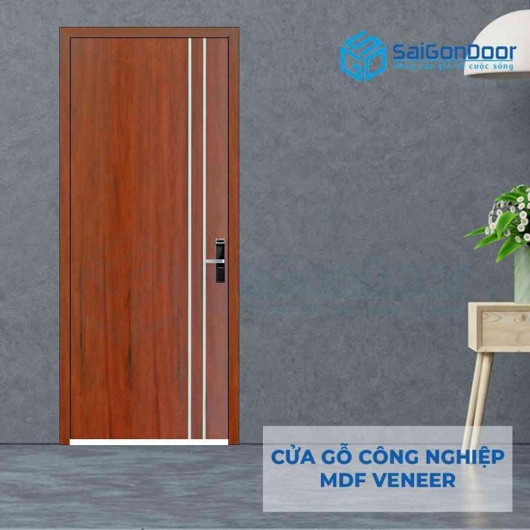 CỬA GỖ CÔNG NGHIỆP MDF VENEER P1R2 cam xe 5 Cửa gỗ công nghiệp MDF Veneer P1R2 cam xe