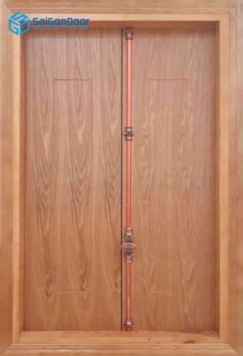 Cửa gỗ công nghiệp MDF Veneer cua so 2 canh
